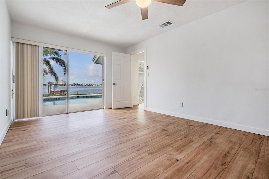 Empty room, Interior, Water, Wood Texture Flooring