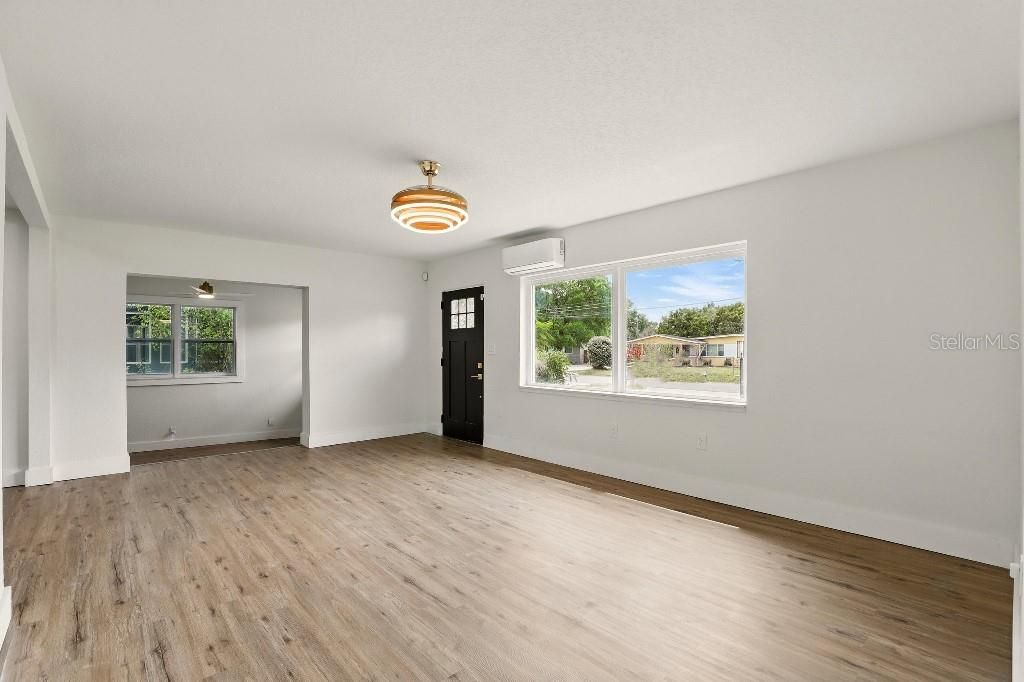Empty room, Interior, Wood Texture Flooring
