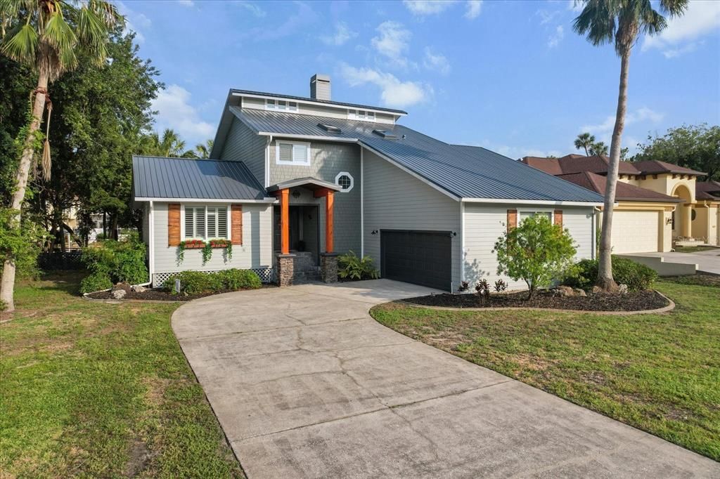 Attached, Backyard, Exterior, Facade, Farmhouse