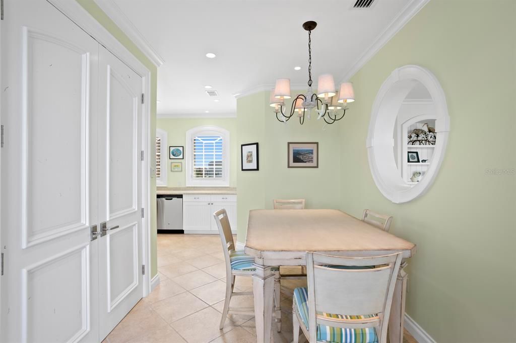 Chandelier, Dining room, Interior, Recessed Lighting