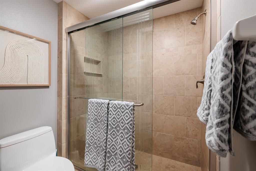 Bathroom, Glass Shower, Interior