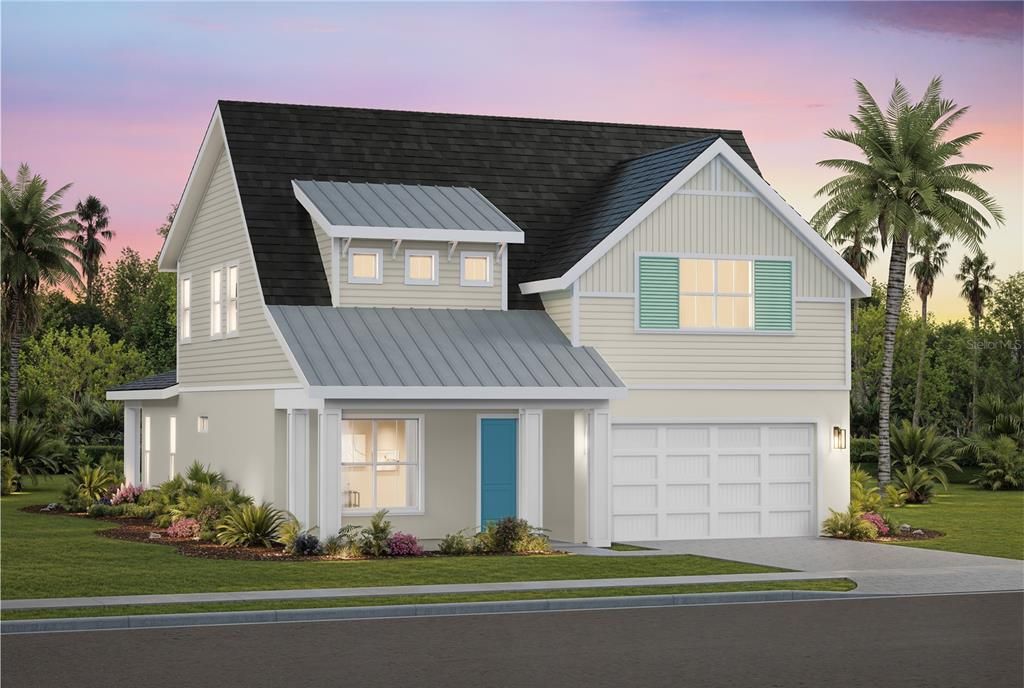 Attached, Exterior, Facade, Farmhouse