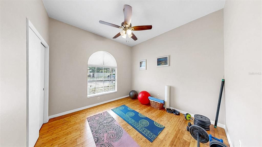 Fitness Equipment, Interior, Wood Texture Flooring