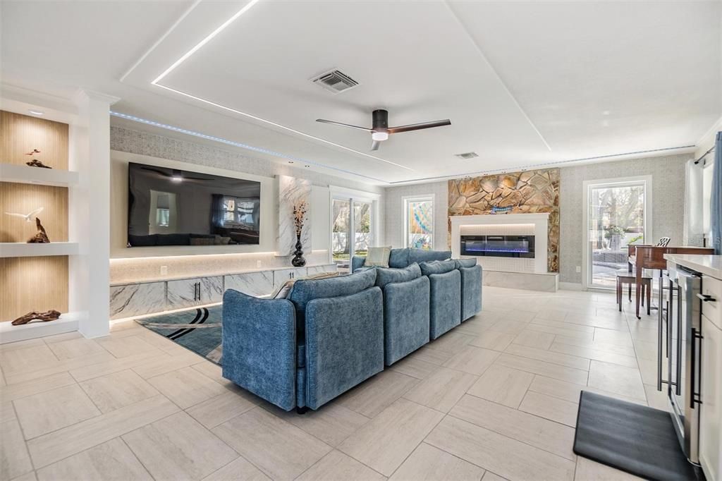Fireplace, Interior, Living room