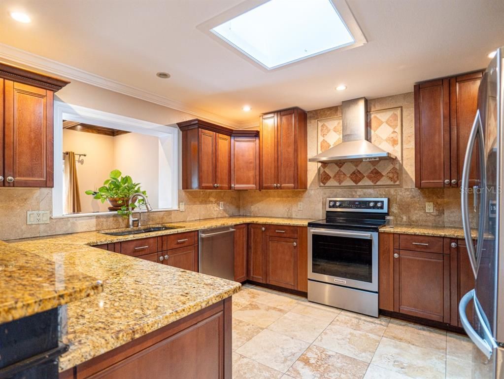 Interior, Kitchen, Recessed Lighting, Stainless Steel Appliances