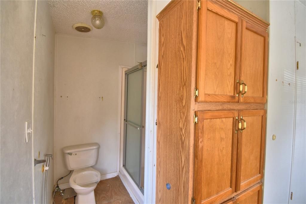 Bathroom, Interior, Wood Texture Flooring