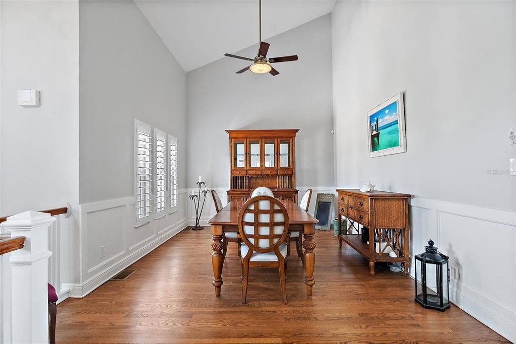 Dining room, Interior, Wood Texture Flooring