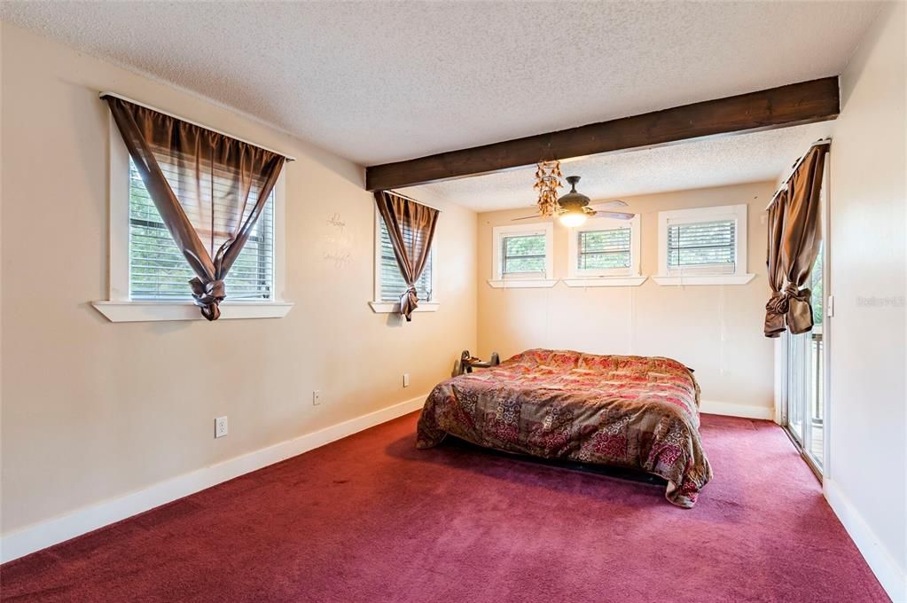 Bedroom, Interior, Wooden Beams