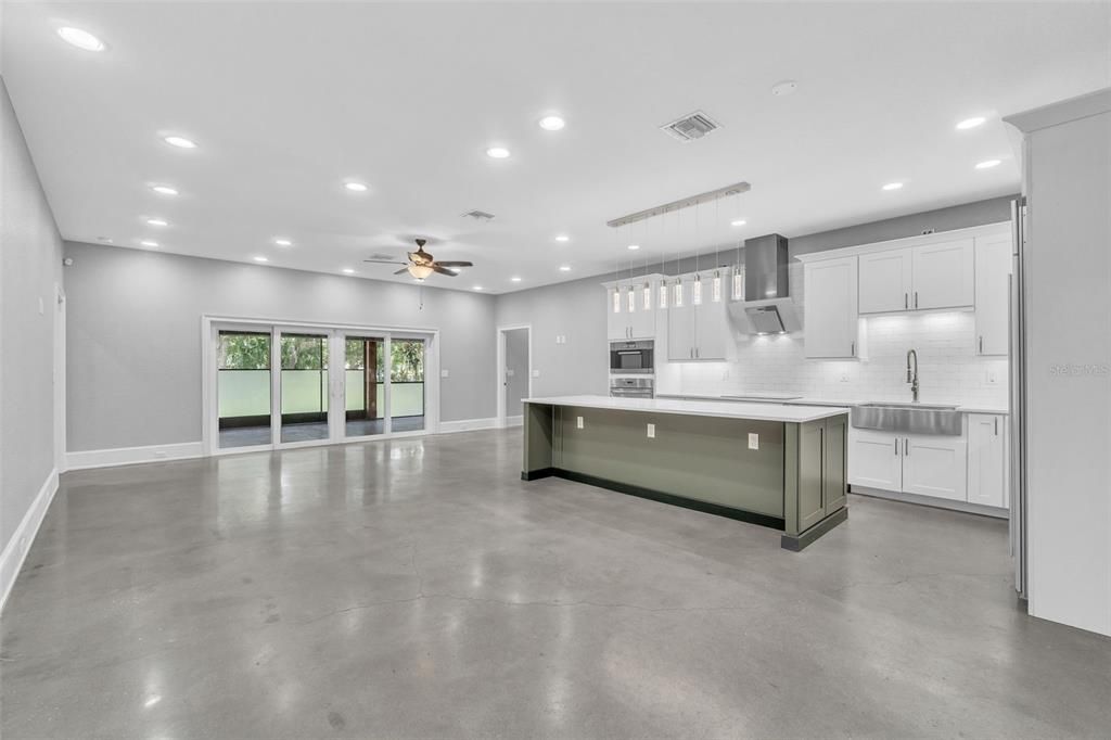 Interior, Kitchen, Pendant Lights, Recessed Lighting