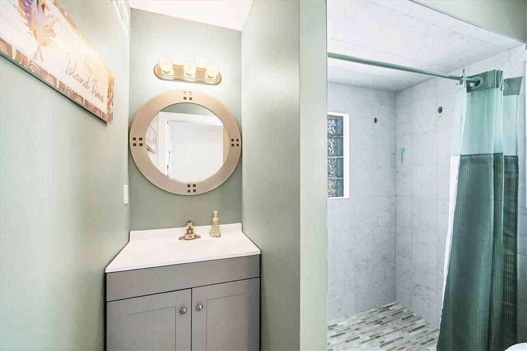 Bathroom, Interior, Marble Walls