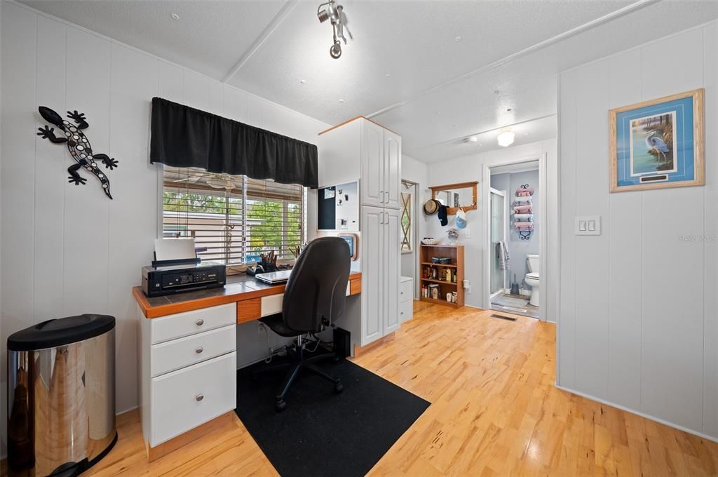 Home Office, Interior, Wood Texture Flooring
