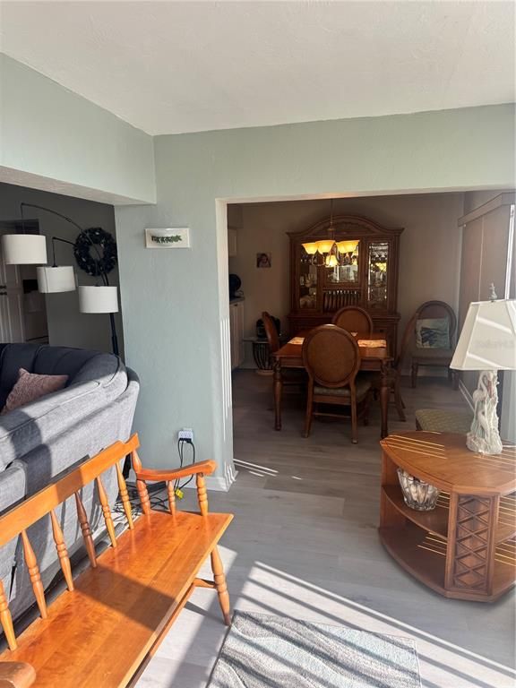 Dining room, Interior, Wood Texture Flooring