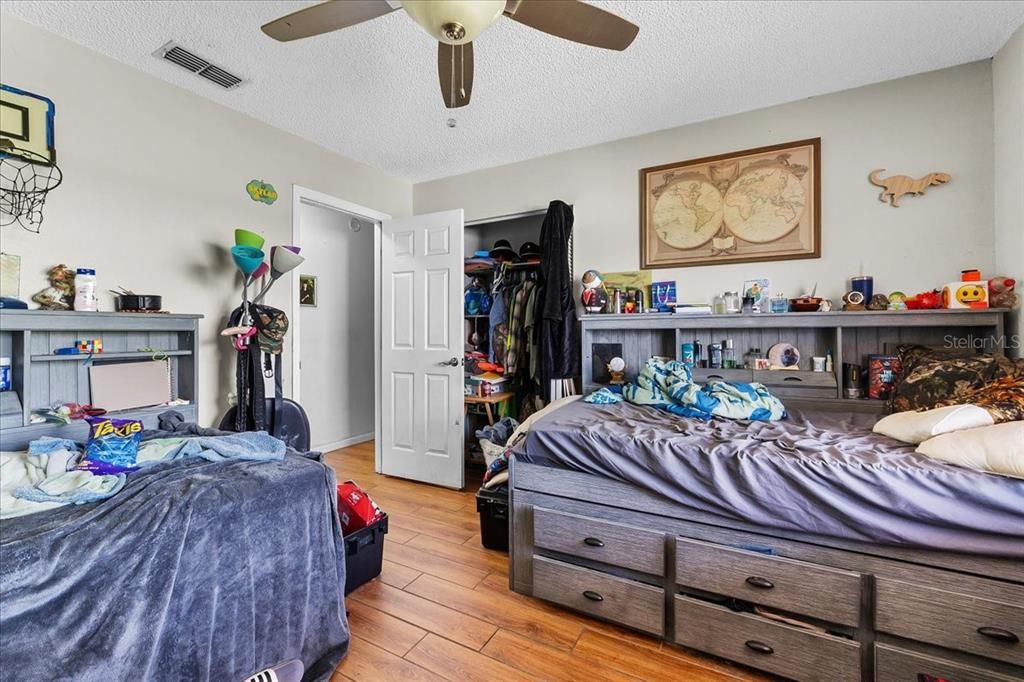 Bedroom, Interior, Wood Texture Flooring