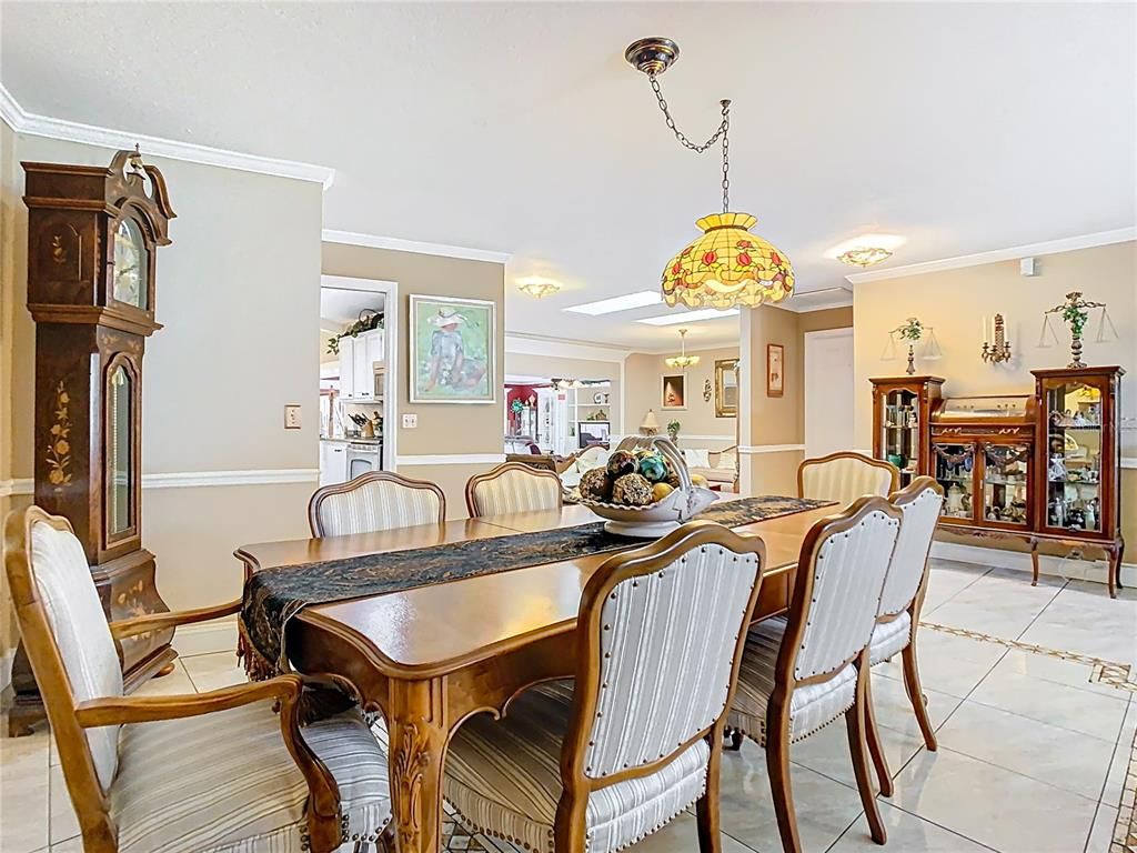 Dining room, Interior, Pendant Lights