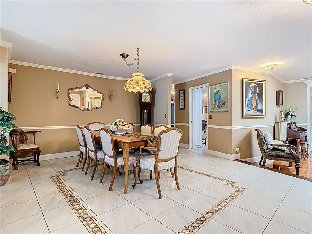 Dining room, Interior, Pendant Lights