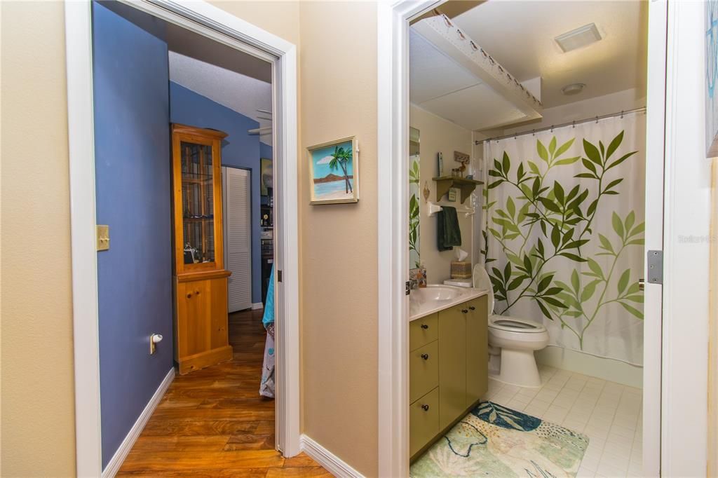Bathroom, Interior, Wood Texture Flooring