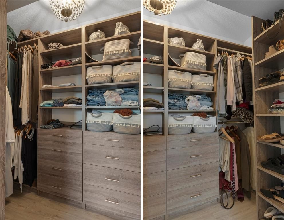 Interior, Walk-in Closets, Wood Texture Flooring