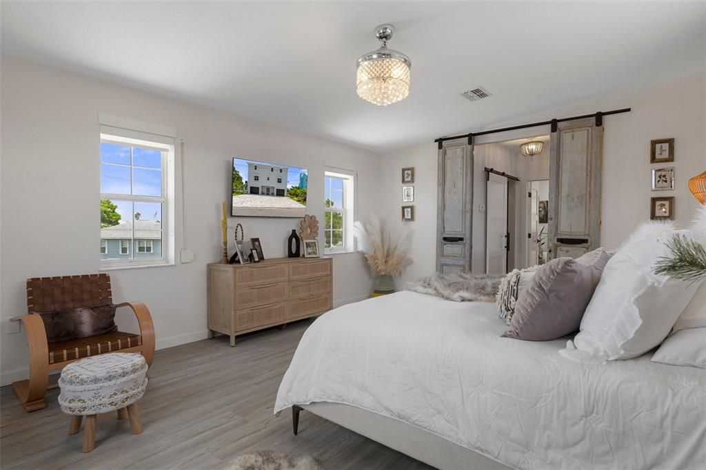Bedroom, Interior, Wood Texture Flooring