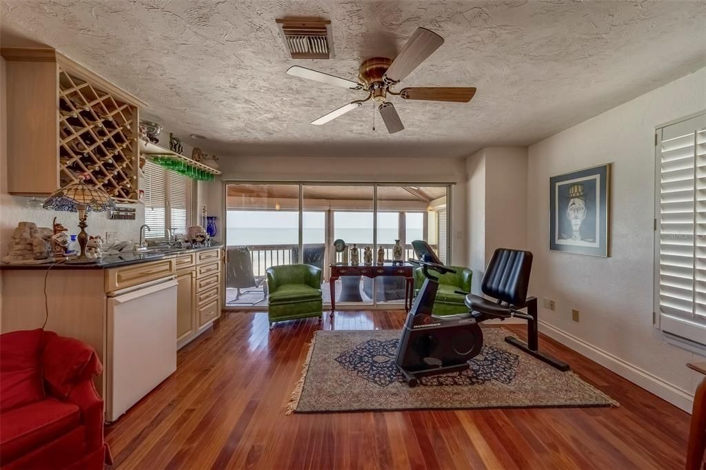 Fitness Equipment, Interior, Wood Texture Flooring