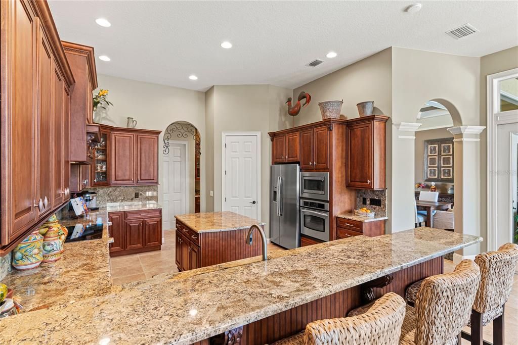 Interior, Kitchen, Recessed Lighting, Stainless Steel Appliances