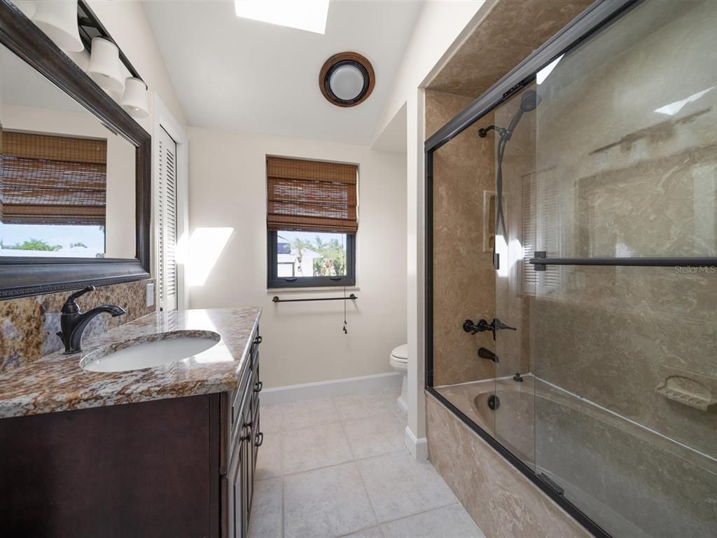 Bathroom, Dual Sink Vanities, Glass Shower, Interior
