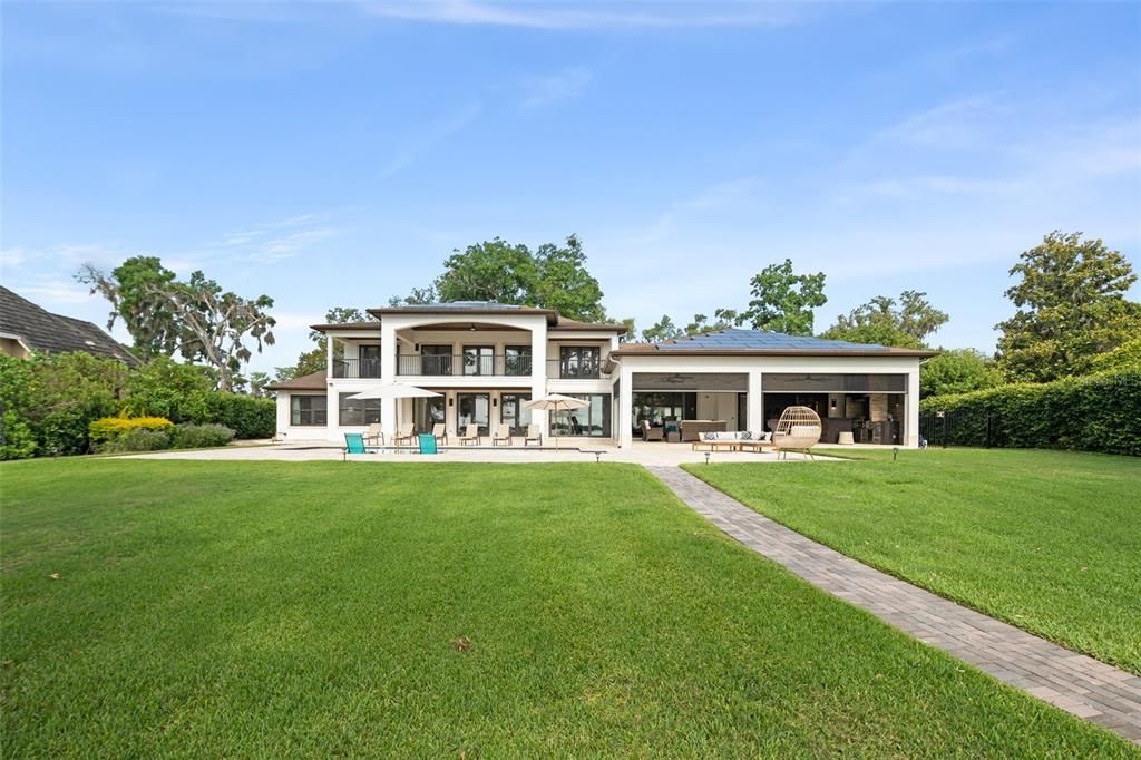 Backyard, Exterior, Pool, Solar Panels