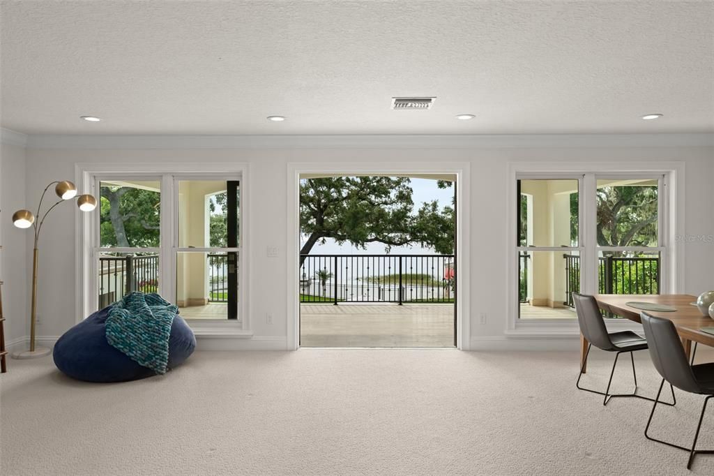 Home Office, Interior, Recessed Lighting, Water