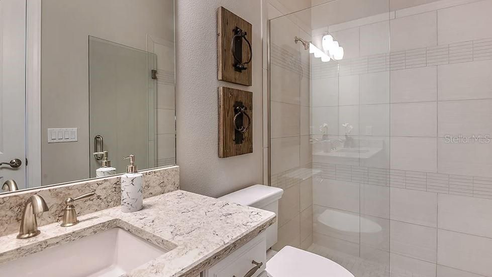 Bathroom, Glass Shower, Interior