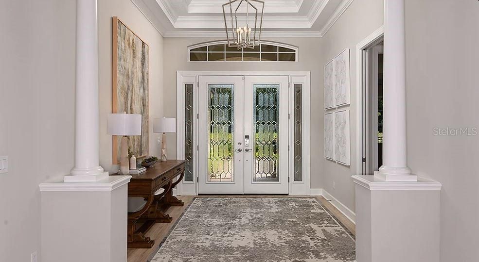 Interior, Pendant Lights, Wood Texture Flooring