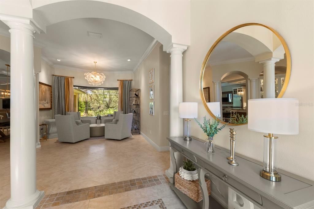 Chandelier, Dining room, Interior, Recessed Lighting