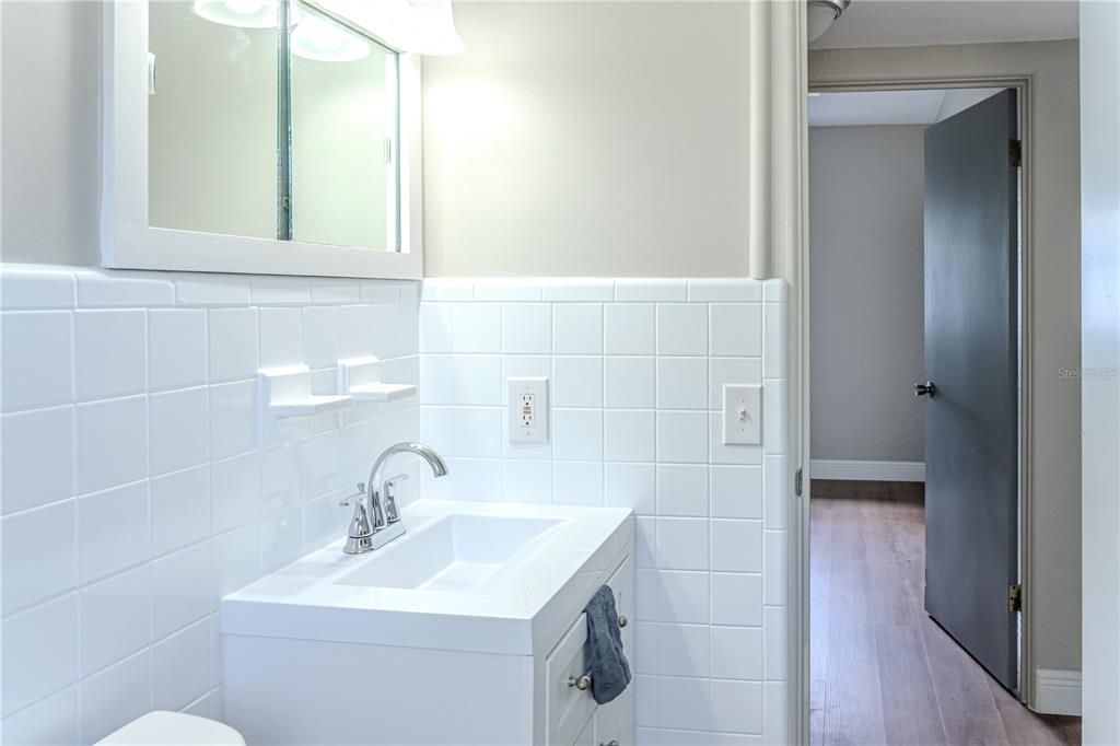 Bathroom, Interior, Wood Texture Flooring