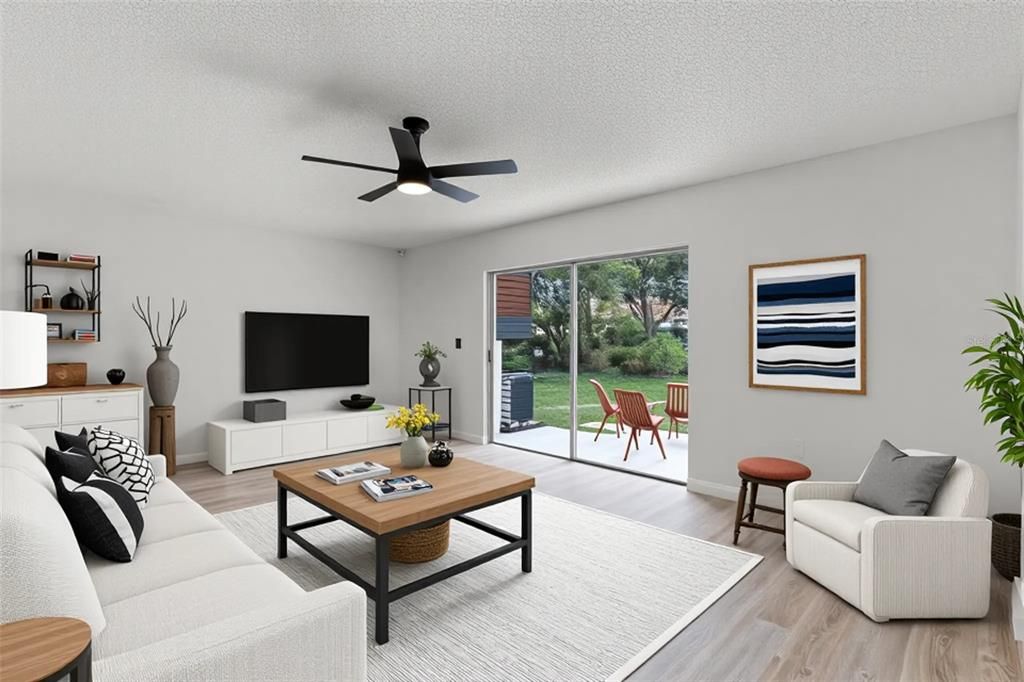 Interior, Living room, Wood Texture Flooring