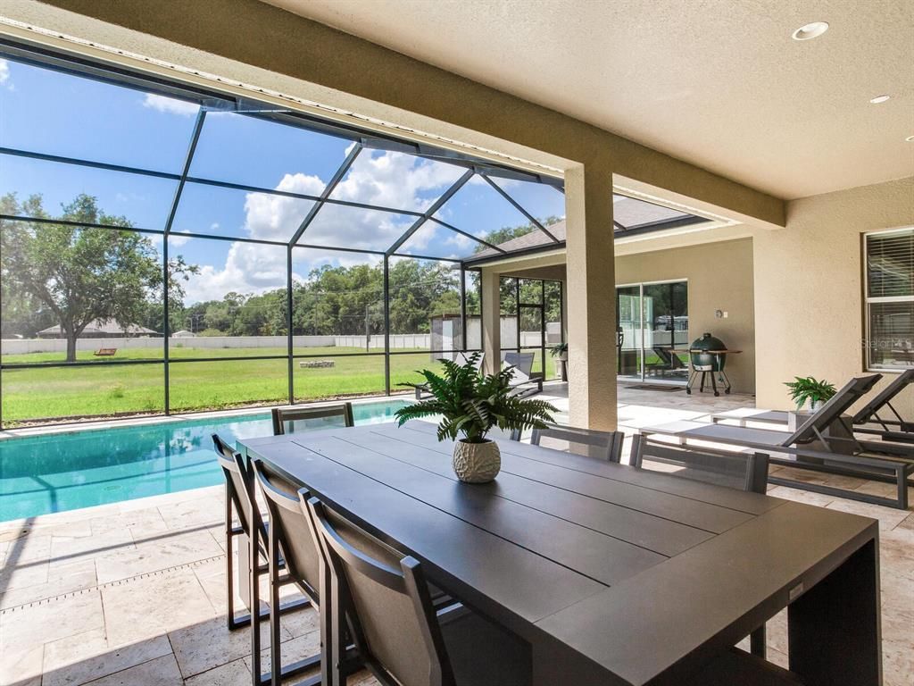 Dining room, Glass Ceilings, Interior, Pool, Sun Room