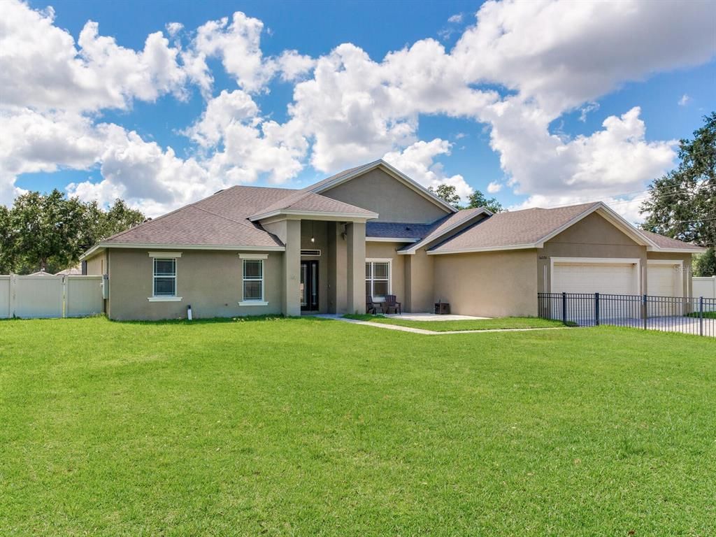 Attached, Backyard, Exterior, Facade, Ranch