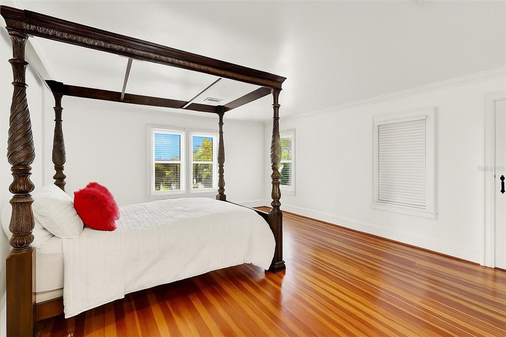 Bedroom, Interior, Wood Texture Flooring