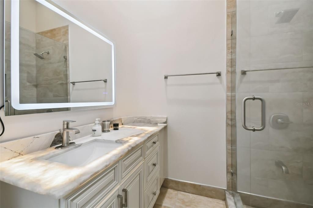 Bathroom, Glass Shower, Interior
