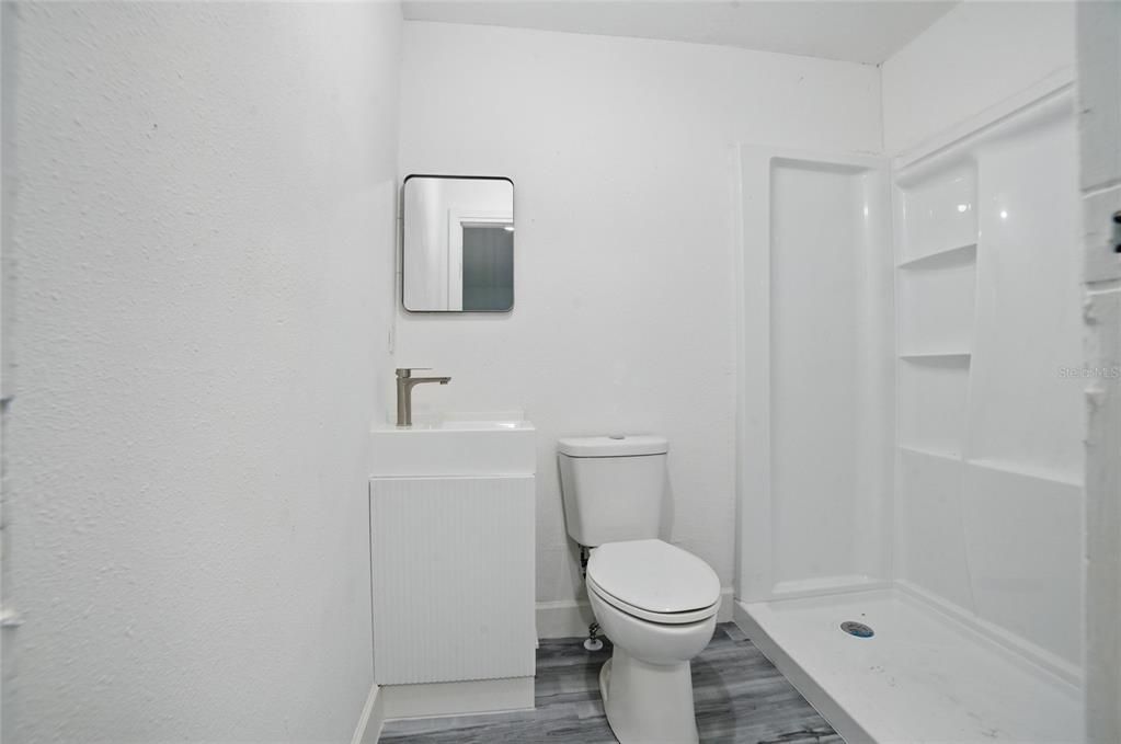 Bathroom, Interior, Wood Texture Flooring