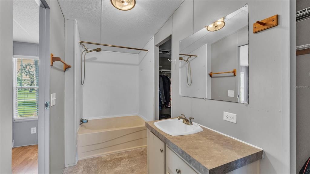 Bathroom, Interior, Wood Texture Flooring