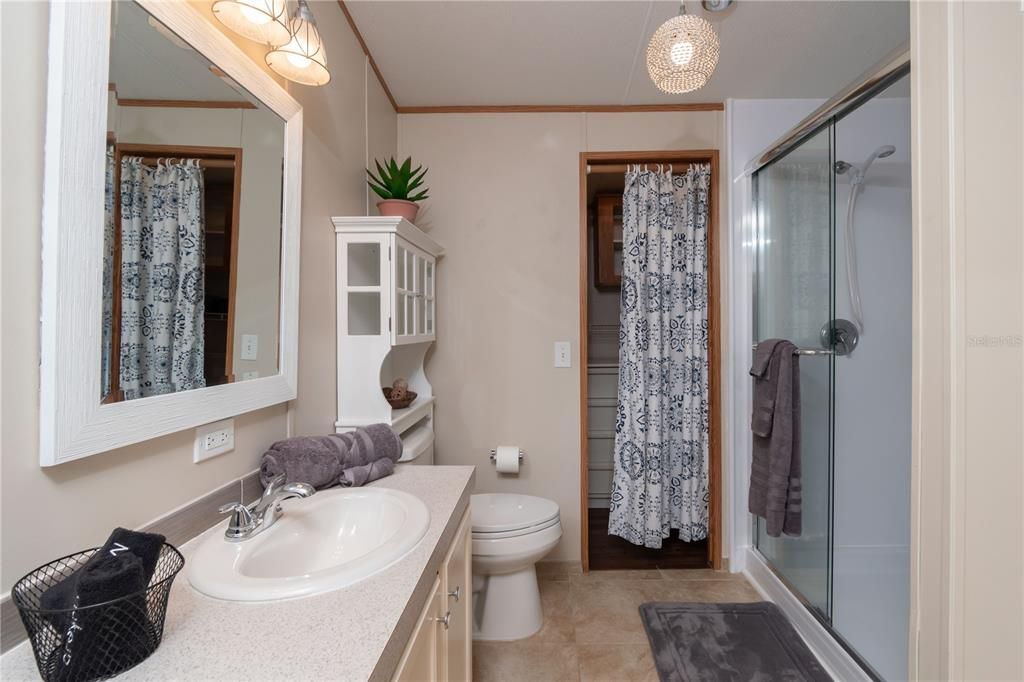 Bathroom, Glass Shower, Interior