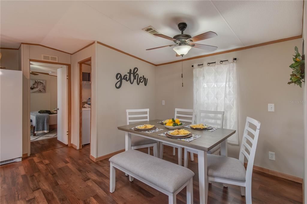Dining room, Interior, Wood Texture Flooring