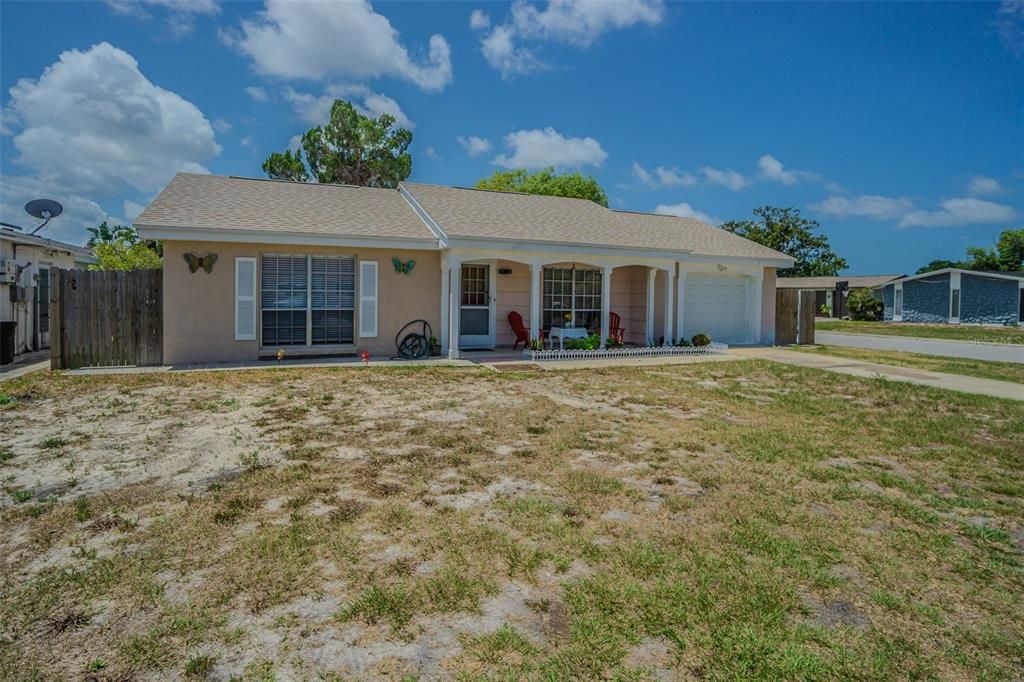 Attached, Backyard, Exterior, Facade, Ranch