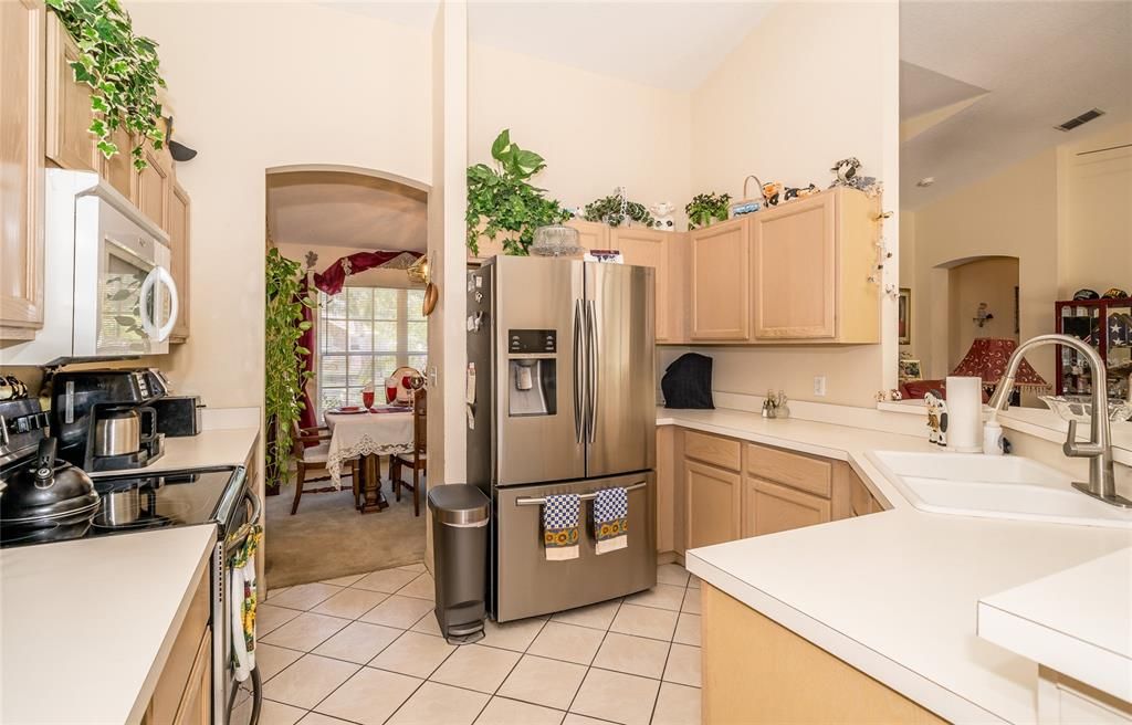 Dining room, Interior, Kitchen