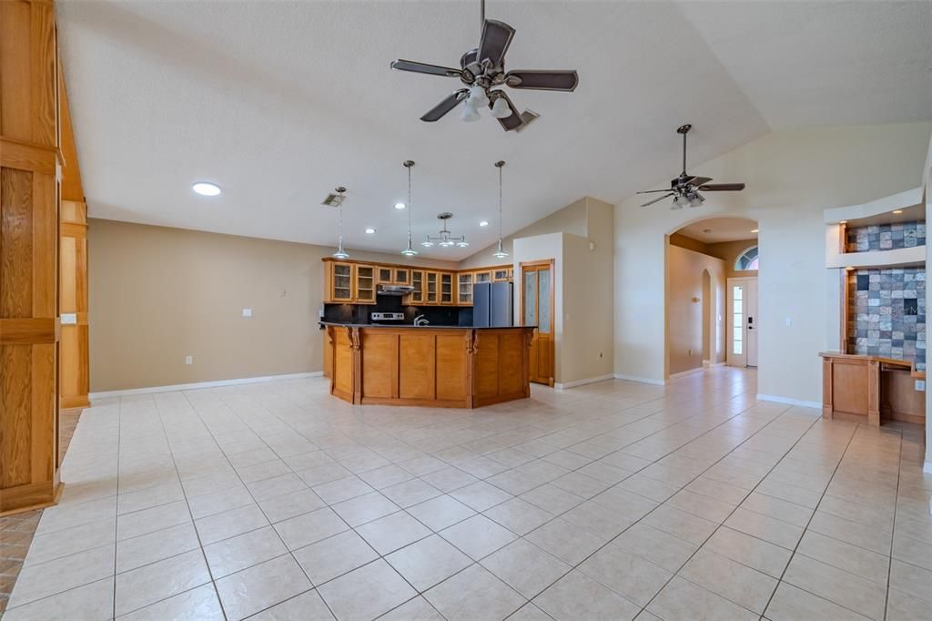 Interior, Kitchen, Pendant Lights, Recessed Lighting