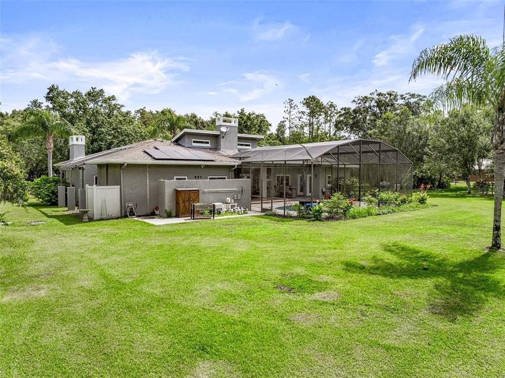 Backyard, Exterior, Solar Panels