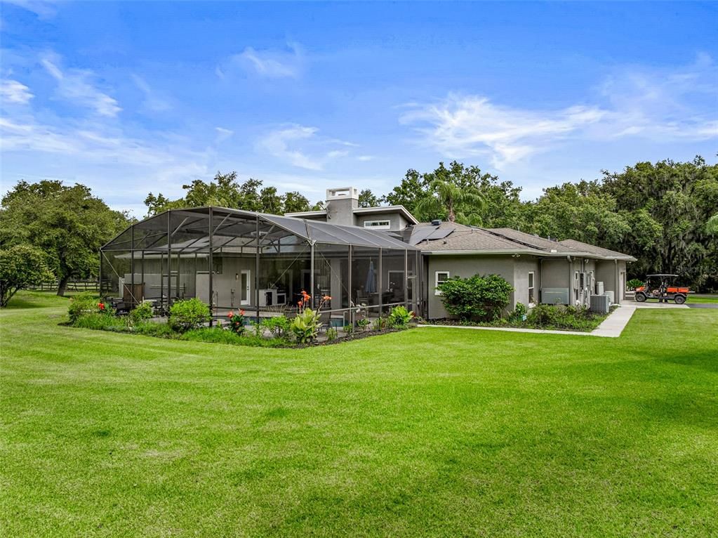Backyard, Exterior, Solar Panels