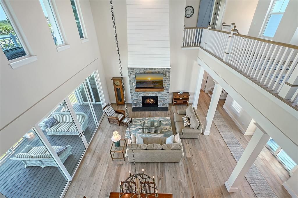 Fireplace, Interior, Living room, Wood Texture Flooring