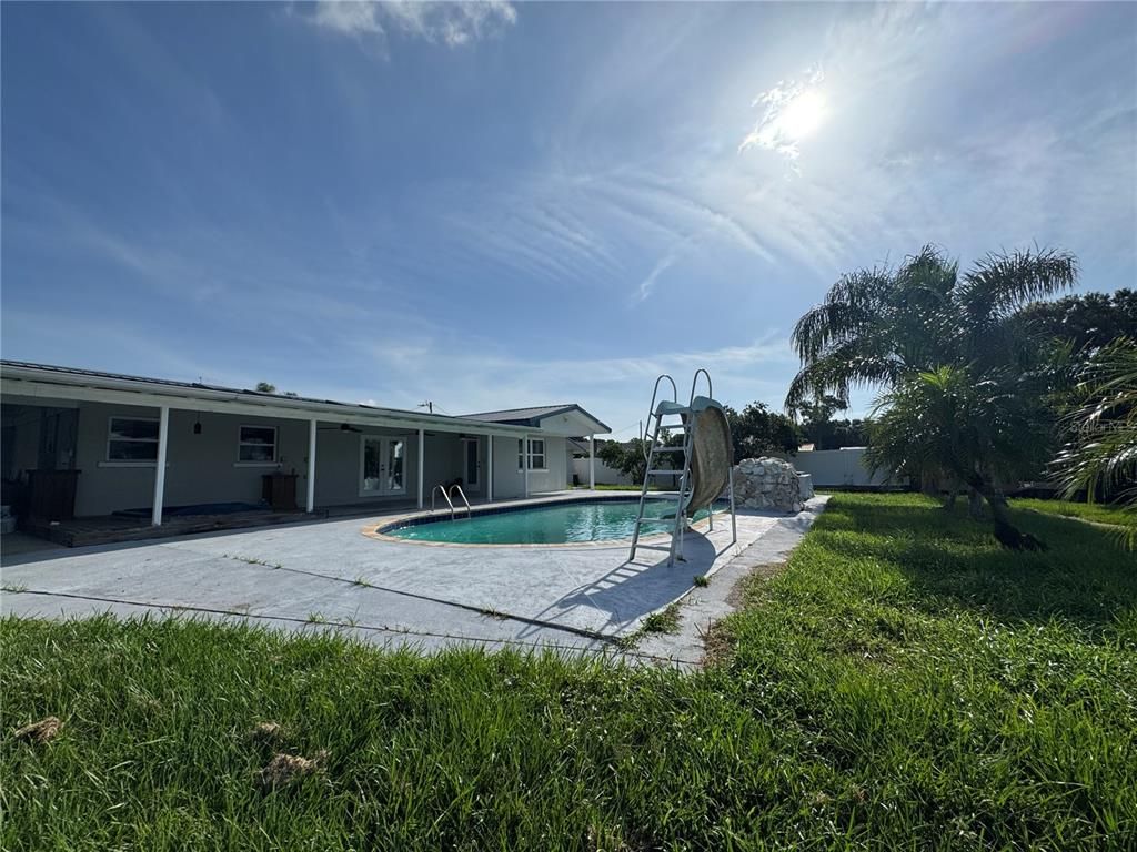 Backyard, Exterior, Pool