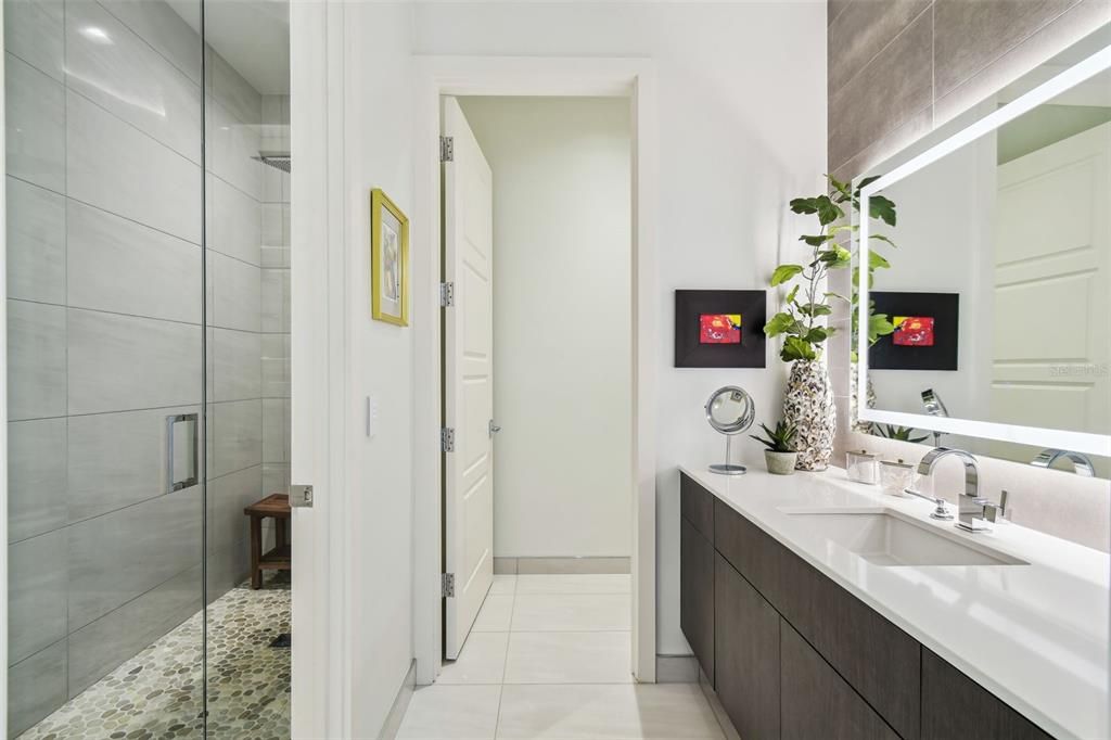 Bathroom, Glass Shower, Interior