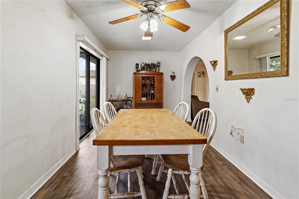 Dining room, Interior, Wood Texture Flooring