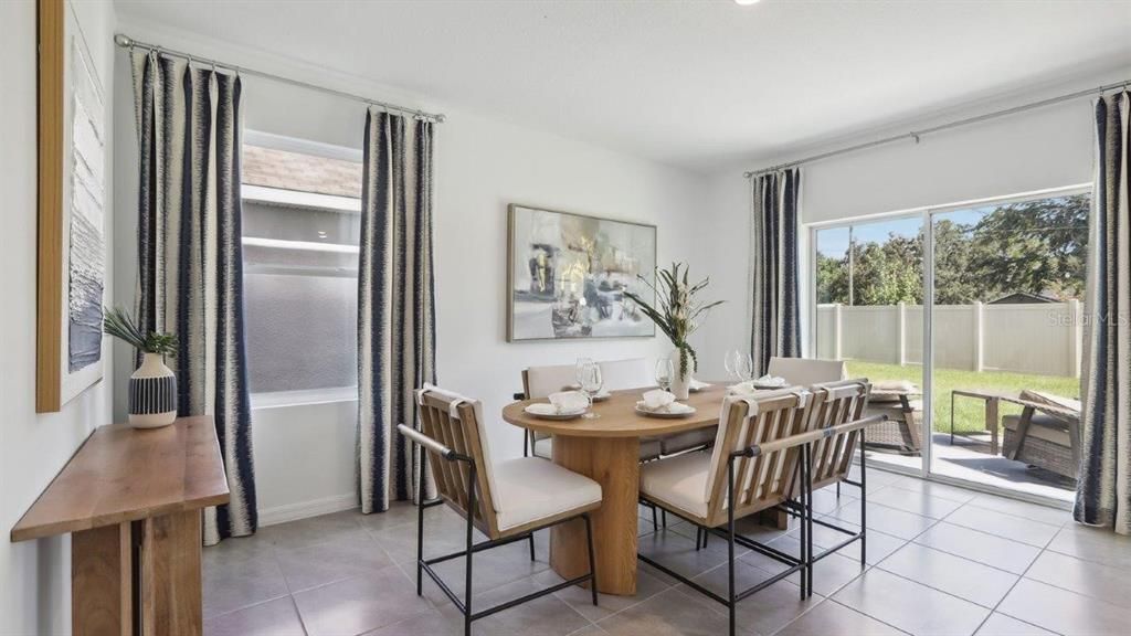 Dining room, Interior, Recessed Lighting